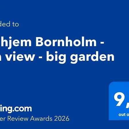Lägenhet Solhjem Bornholm - sea view - big garden *